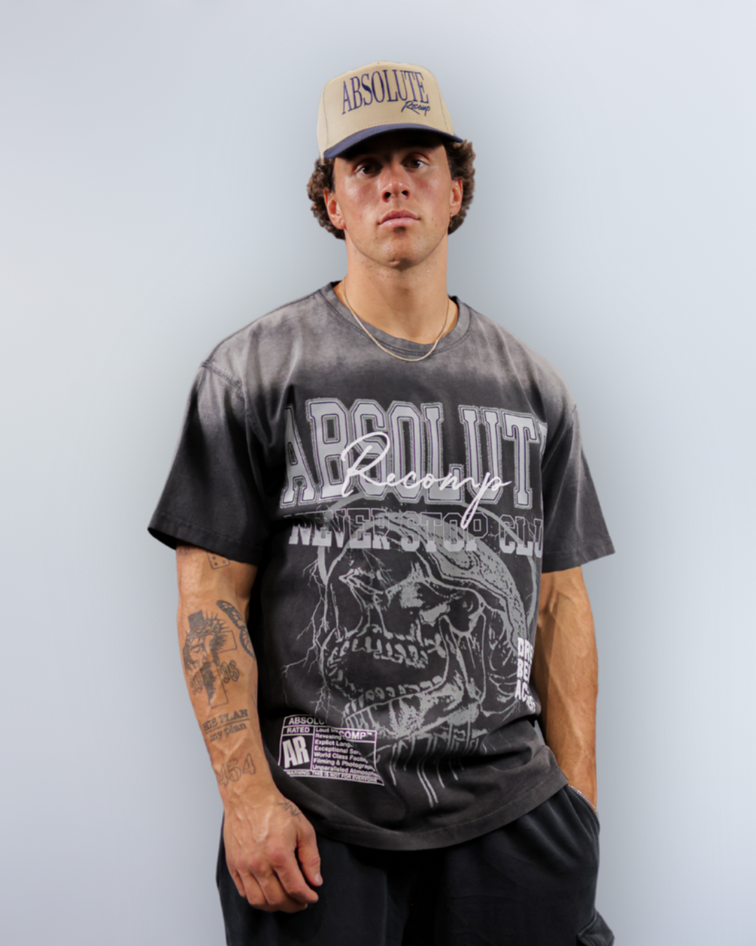 Drip Skull Oversize Tee