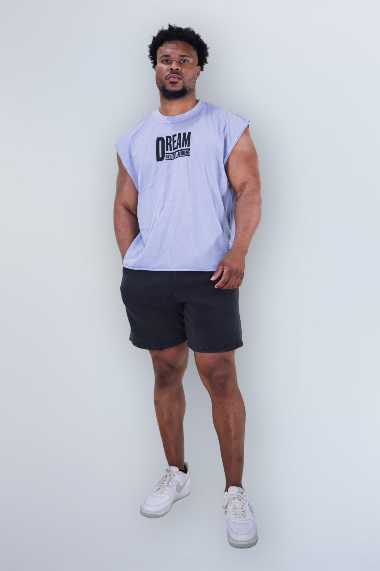 DBA Line Cut Off Tee