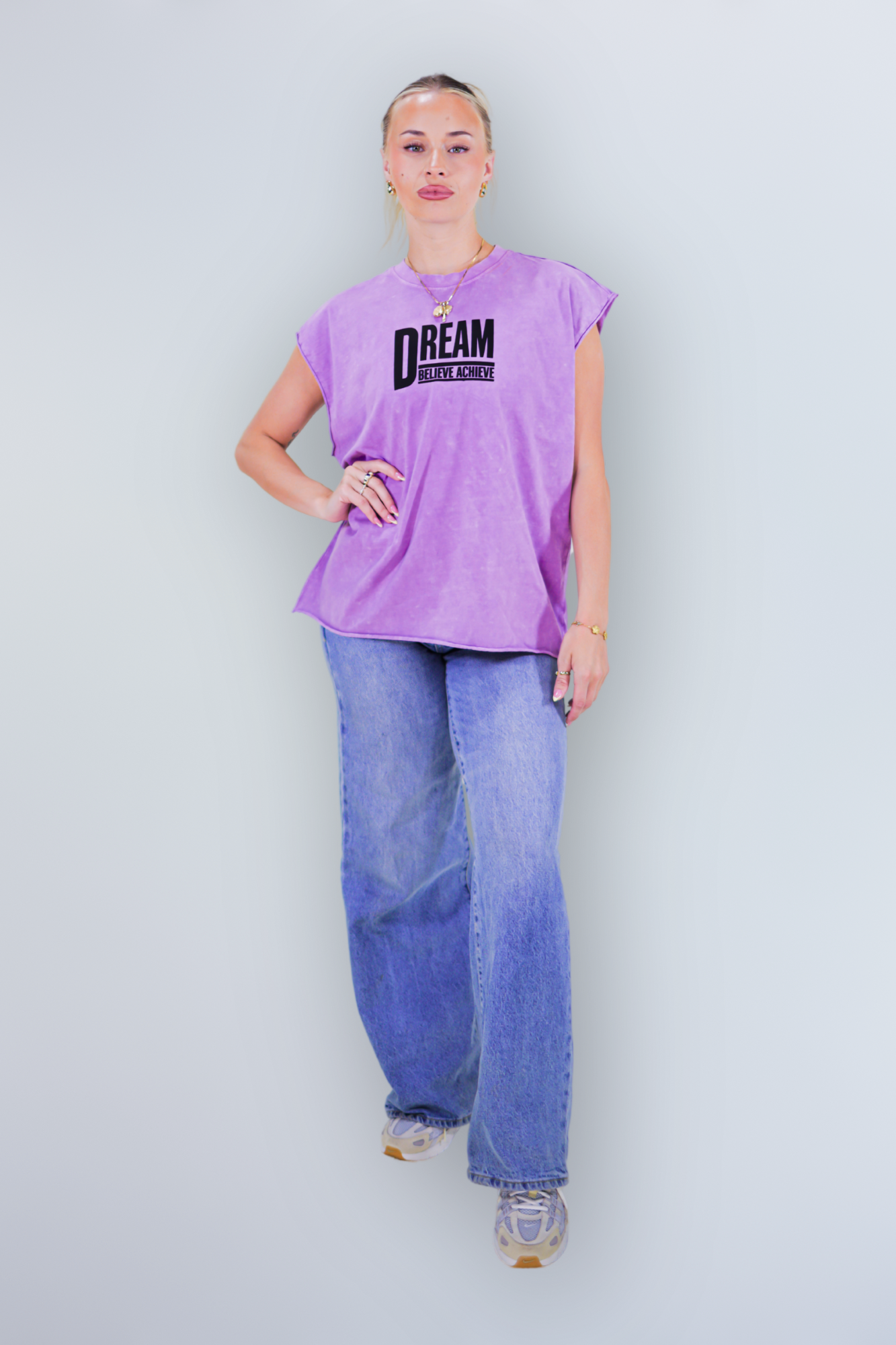 DBA Line Cut Off Tee