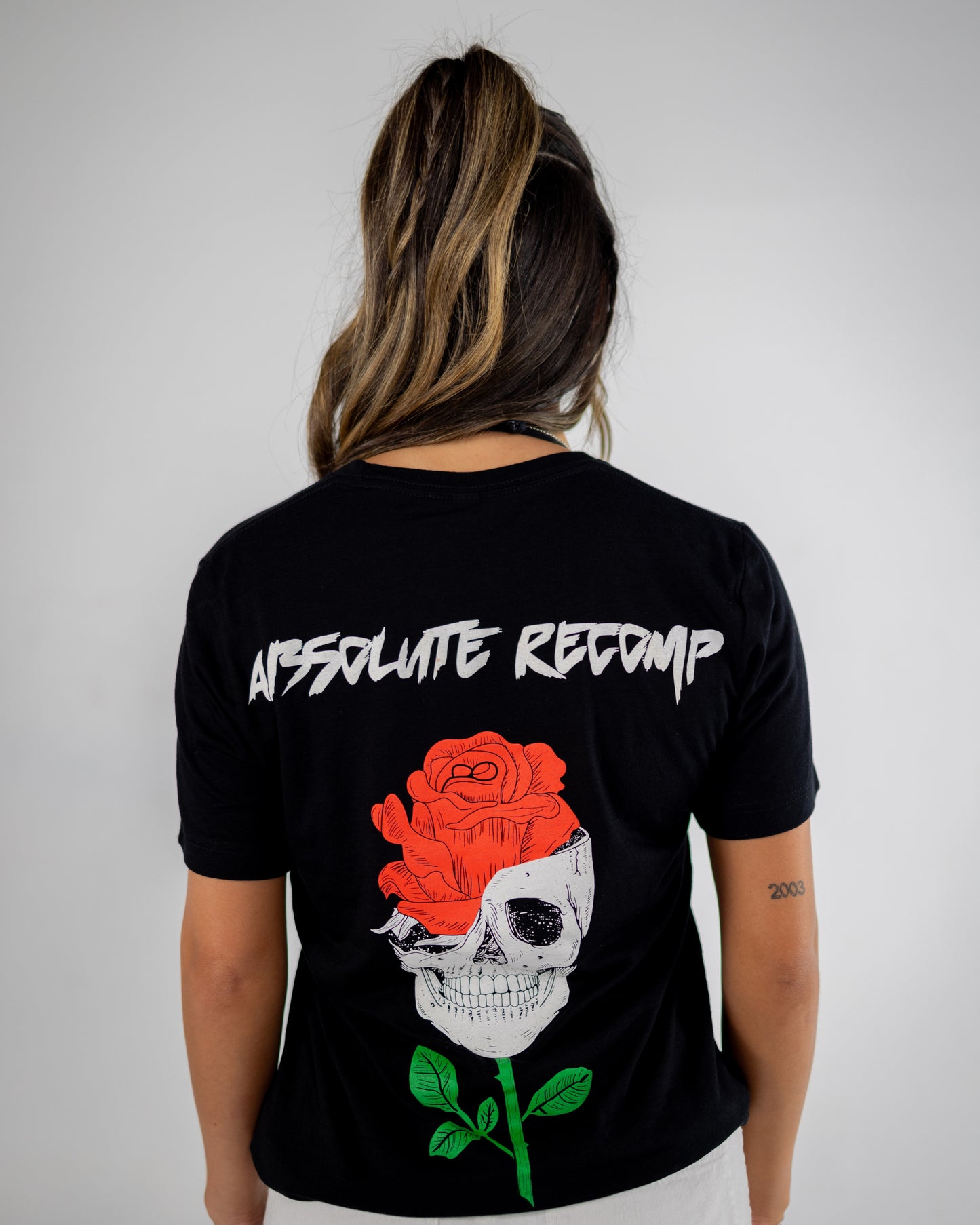 Interlude - Skull Rose Fitted Tee